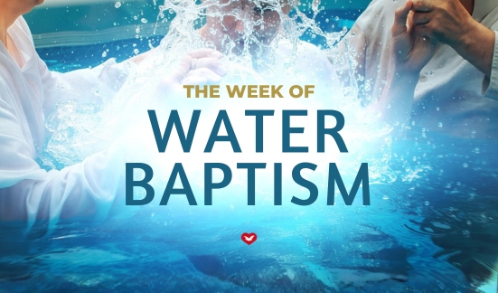 Special Water Baptism&mdash;Daily Through December 31st