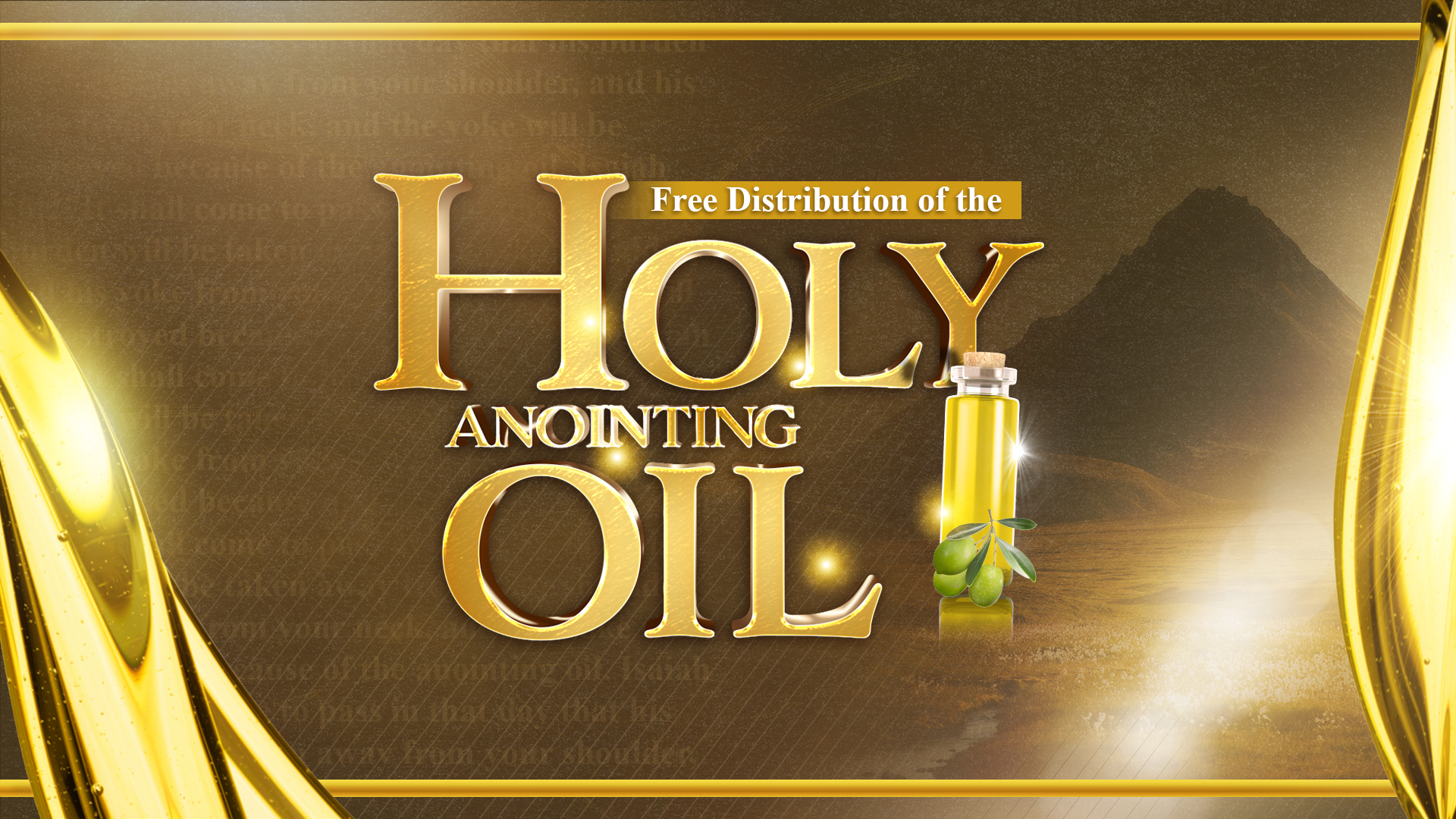 September 15th—Distribution of the Holy Anointing Oil