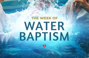 Special Water Baptism—Daily Through December 31st