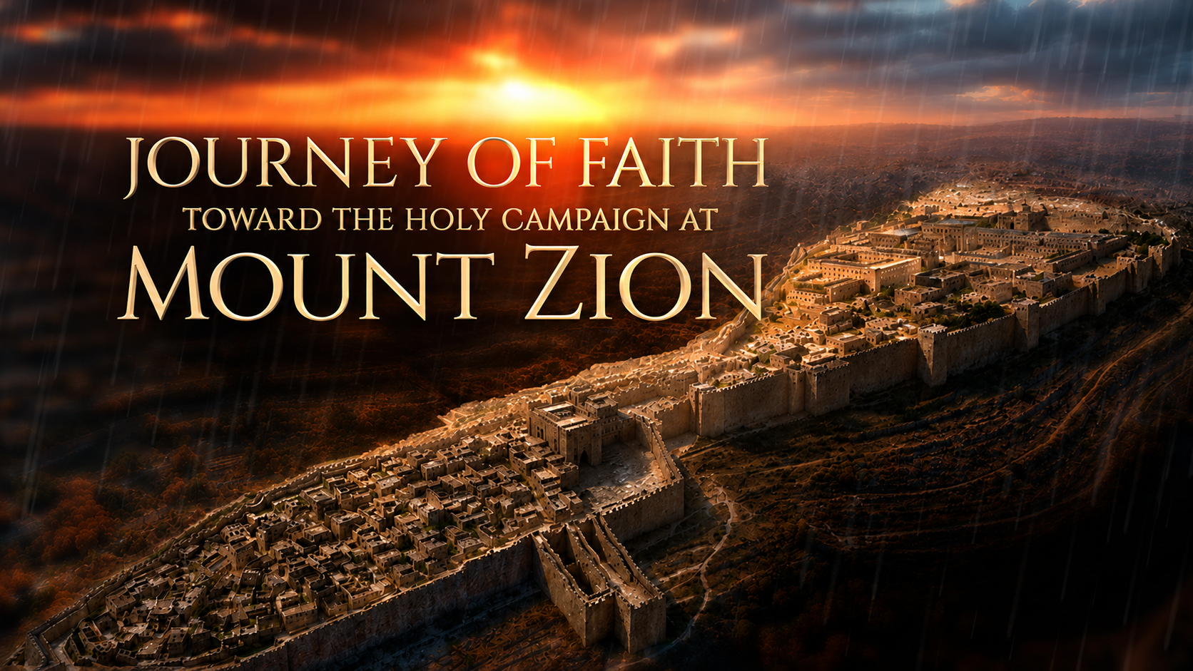 Journey of Faith Toward the Holy Campaign at Mount Zion