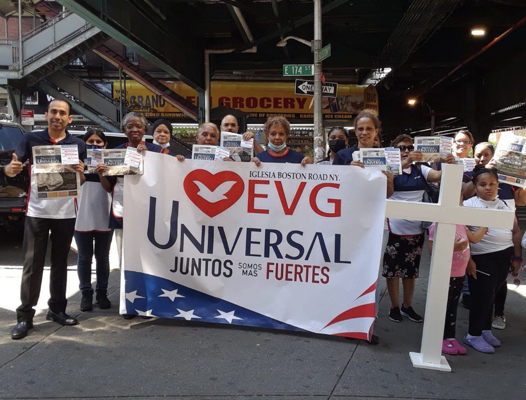 EVG al encuentro de los sufridos en la ciudad de Bronx, Nueva York