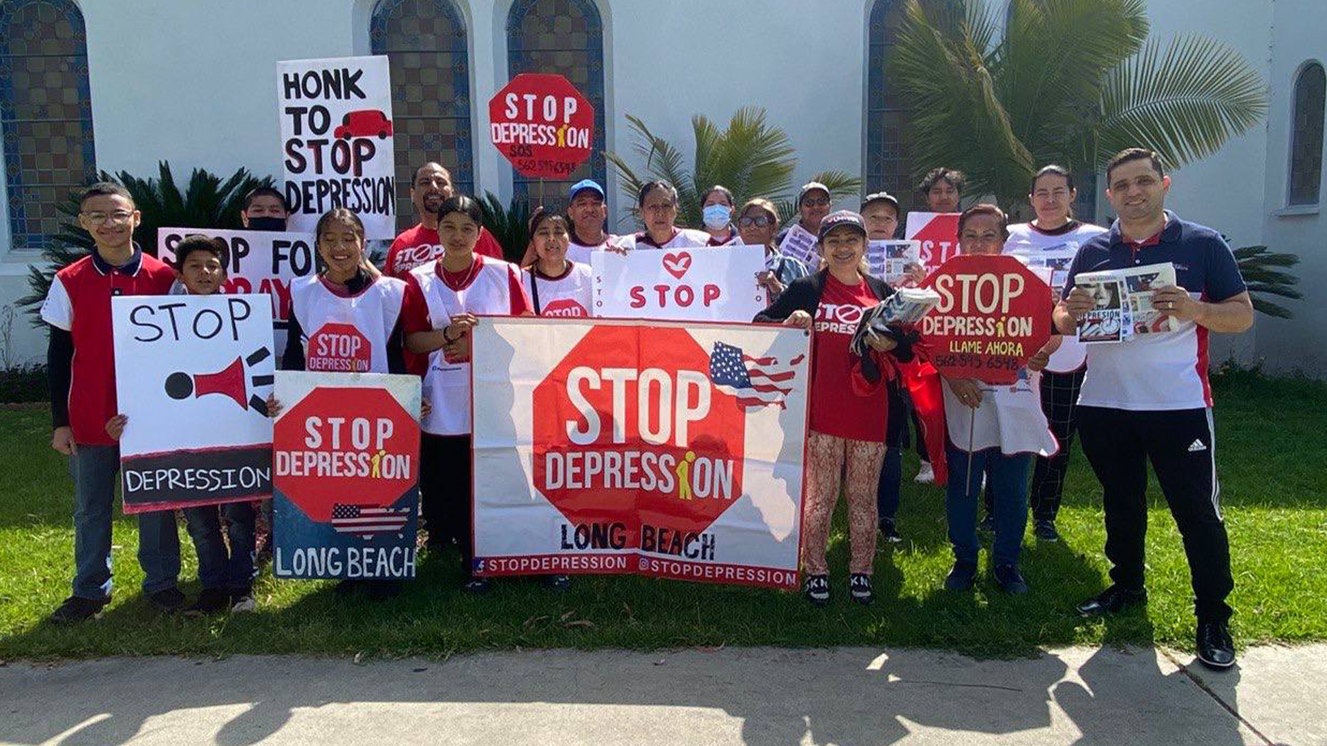 EVG: “Stop Depression” en la ciudad de Long Beach comparten las buenas nuevas
