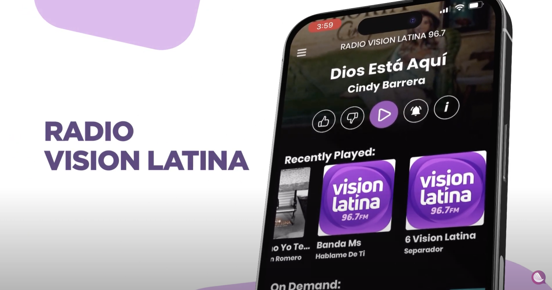 Ahora todos los radioescuchas de Radio Vision Latina FM tendrán la oportunidad de escuchar las canciones, mensajes de fe y otras sorpresas desde los aparatos dispositivos que posean.