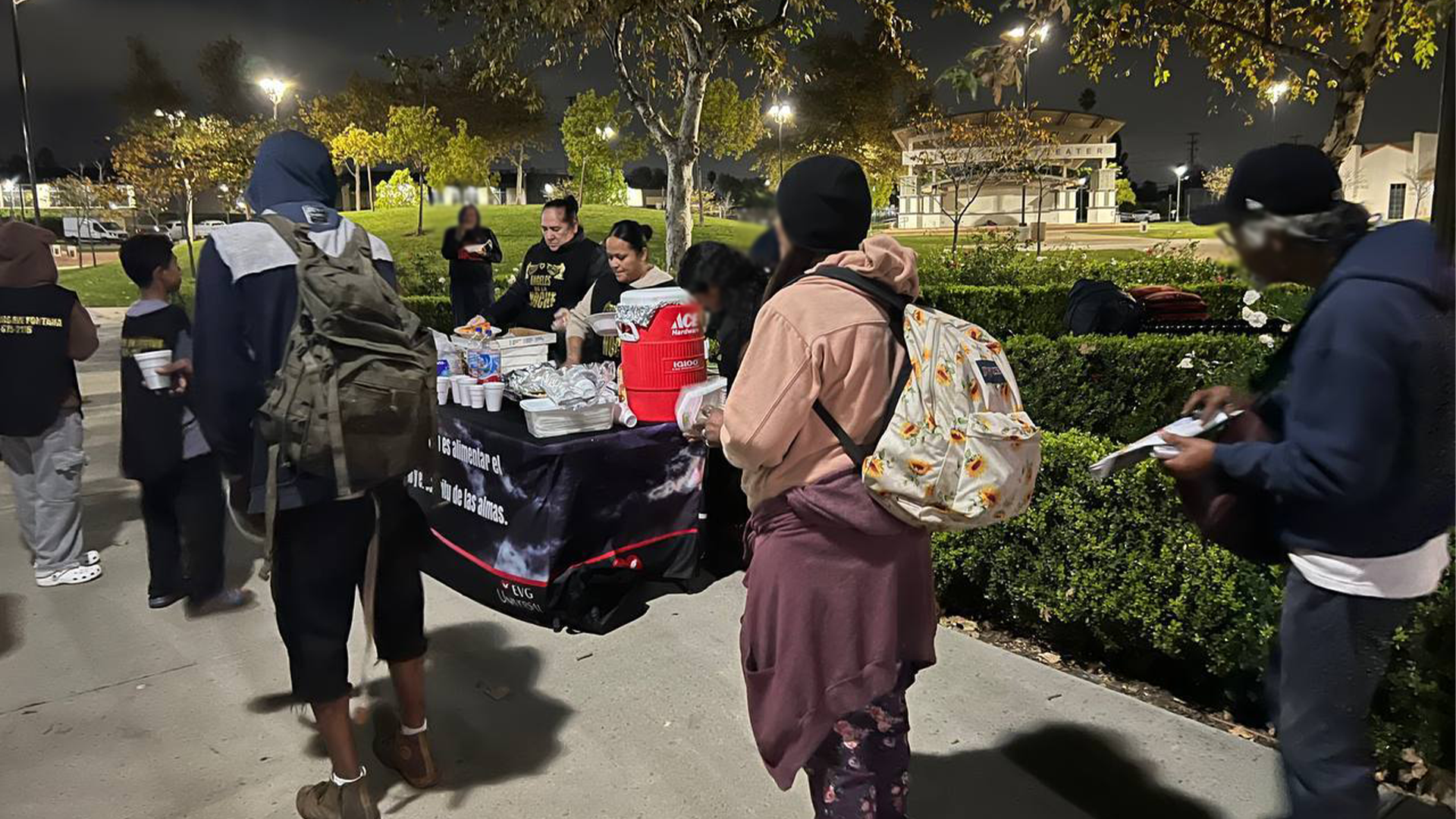 Los voluntarios de EVG llevaron esperanza a los necesitados