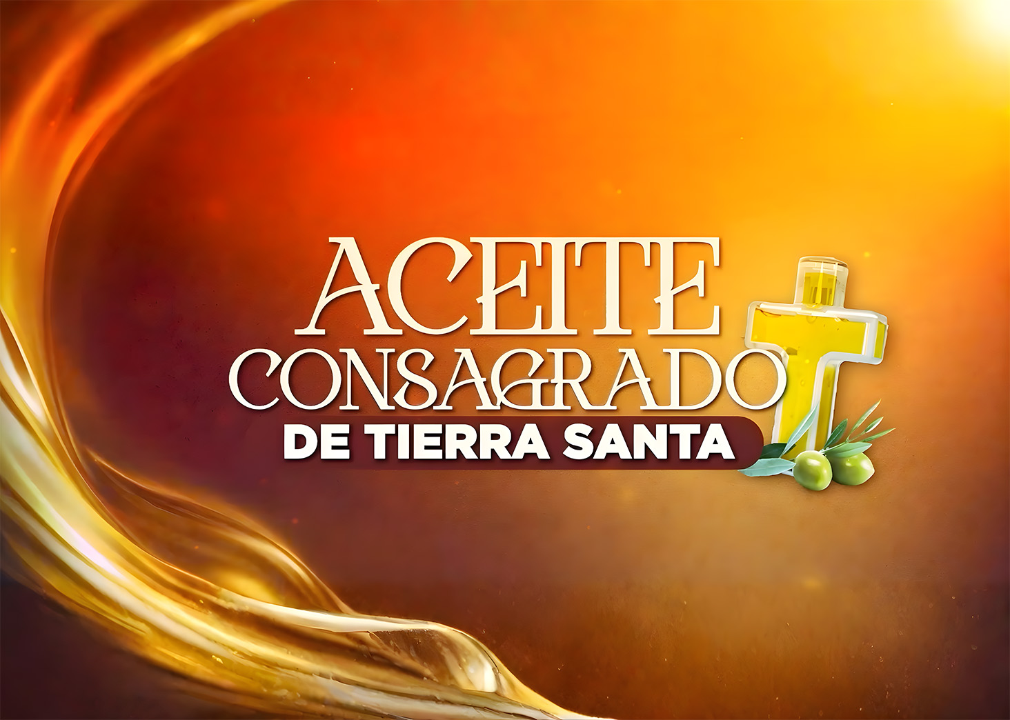 Aceite consagrado de la Tierra Santa