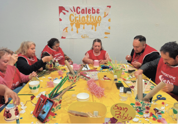 Grupo Calebe promoveu o seu trabalho através de exposições por todos o país
