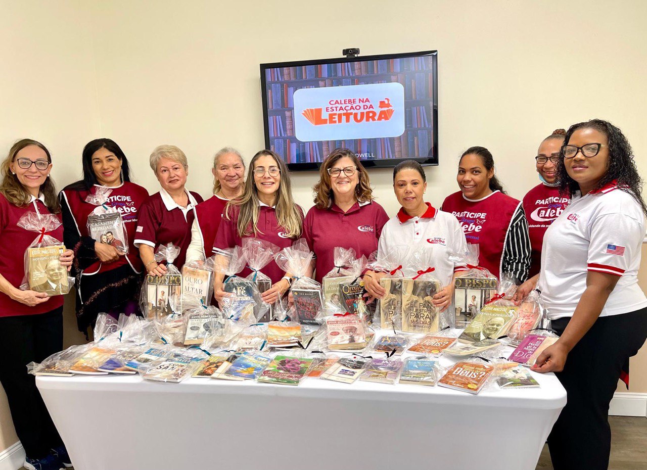 Grupo Calebe realizou evento “Estação de Leitura”, em diversas cidades dos Estados Unidos