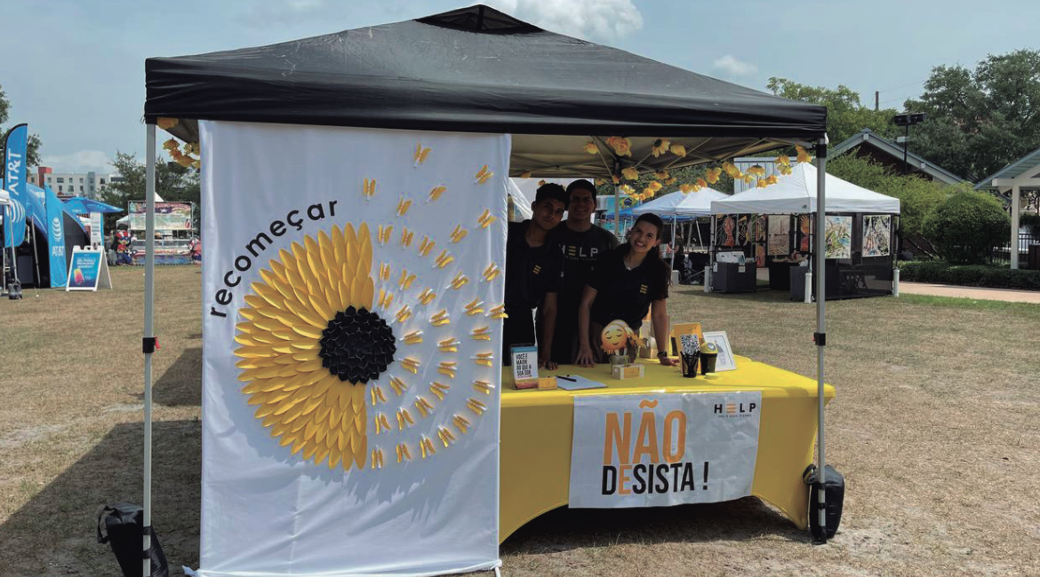 Projeto Help leva “Cantinho do Desabafo” para o Festival Brasileiro em Tampa, FL