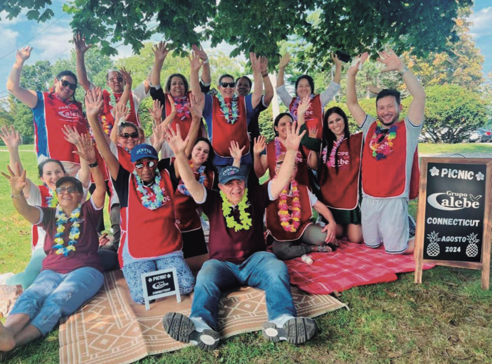 Grupo Calebe nos Estados Unidos, realiza picnic com os integrantes do grupo.