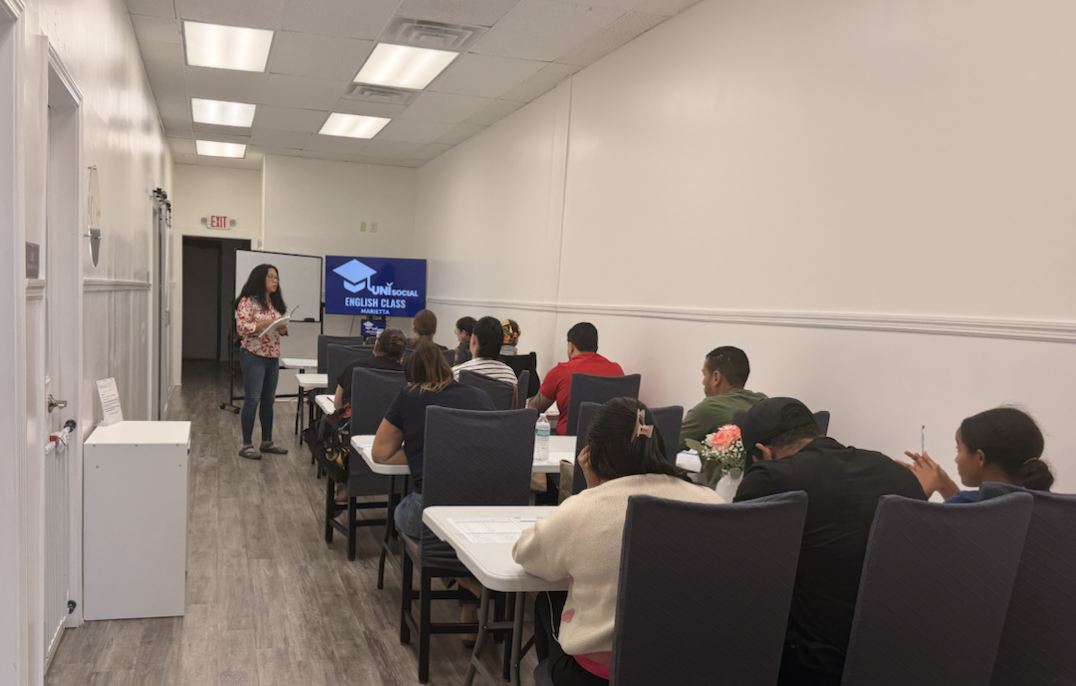 UNIVERSAL EM MARIETTA OFERECE CURSO GRATUITO DE INGL&Ecirc;S &Agrave; COMUNIDADE